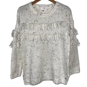 Matilda Jane 435 Turtle Dove Fringe Confetti Knit Girls Sweater Size 16